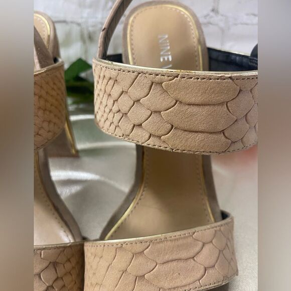 Nine West Beige Sandals - Picture 3 of 7